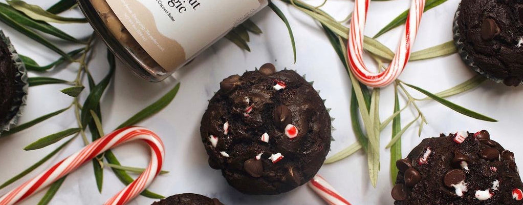 Dark Chocolate Peppermint Mocha Muffins-Philosophie