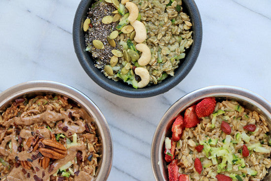 Zucchini Oats Three Ways