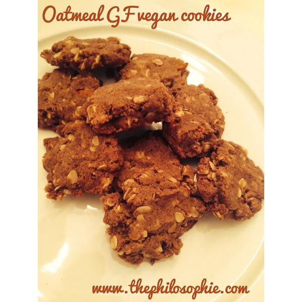 Oatmeal Superfood Cookies - Gluten-free, Vegan + Sugarfree!