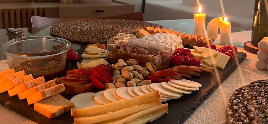 Superfood Charcuterie Board with Honeycomb-Philosophie