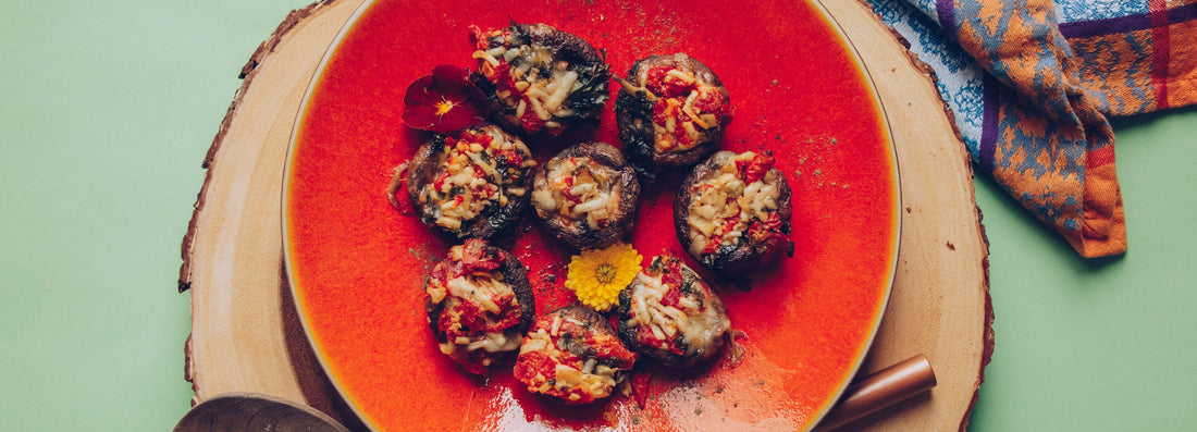 Stuffed Mushrooms Recipe-Philosophie