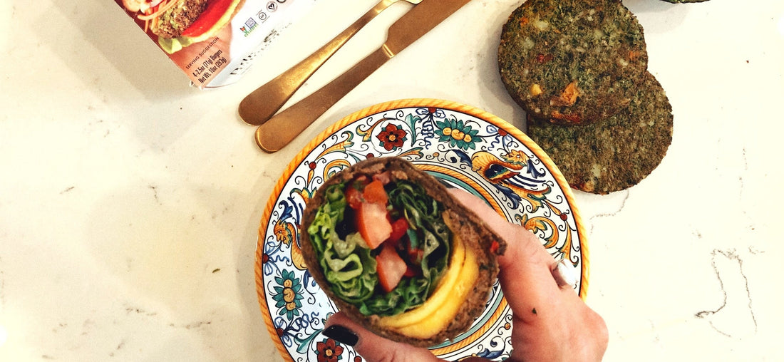 Stacked Veggie Burger Recipe-Philosophie