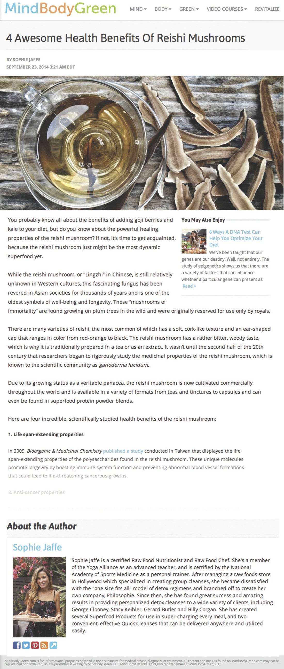 Mind Body Green | September 2014-Philosophie