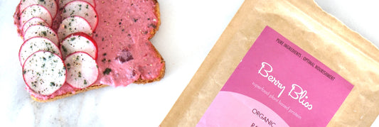 Berry Bliss Beet Hummus Toast Recipe-Philosophie