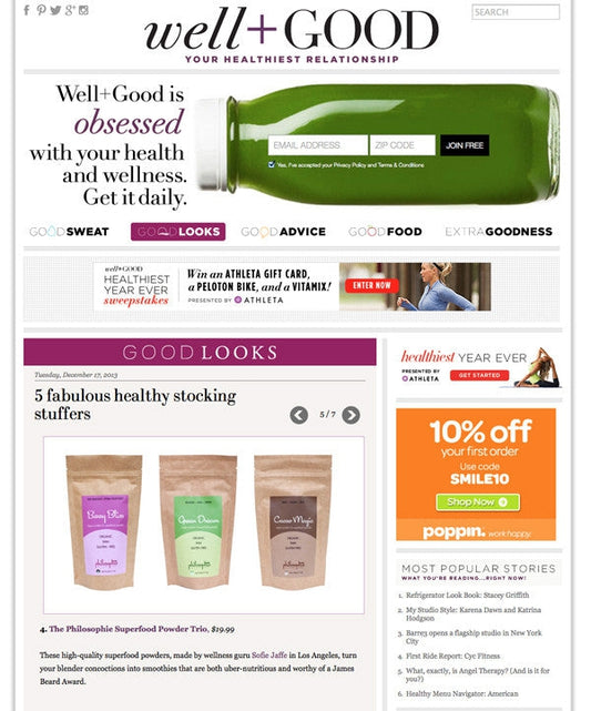 Well+Good in NYC | December 2013-Philosophie