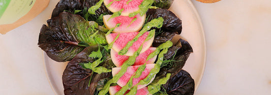 Green Pesto and Radish Salad-Philosophie