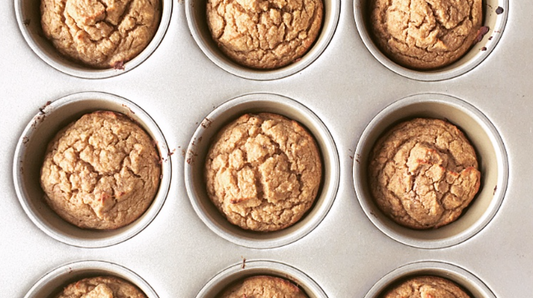 Berry Bee Banana Tahini Muffins-Philosophie