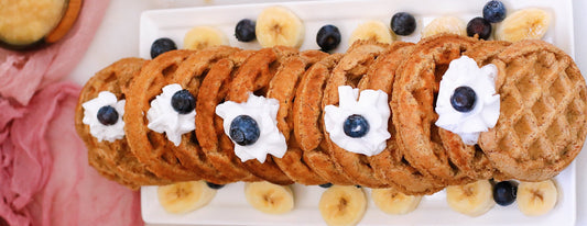 Vegan Berry Applesauce Waffles-Philosophie