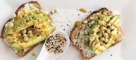 Avocado Curry Toast Recipe