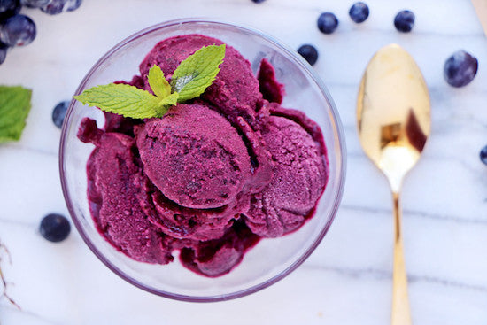 Berry Bliss Grape Basil Sorbet
