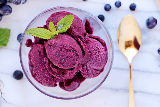 Berry Bliss Grape Basil Sorbet