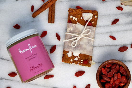 Chewy Almond Goji Bars