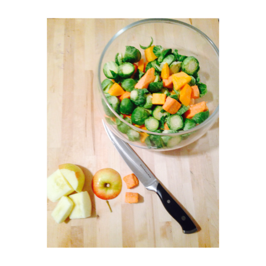 Butternut Squash + Brussels Sprouts Gluten-free Stuffing