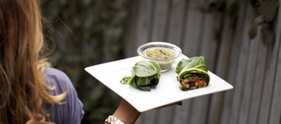 Superfood Paleo Collard Green Wrap