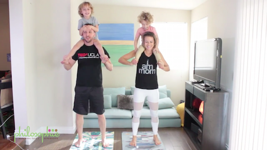 Family Workout with the Kids
