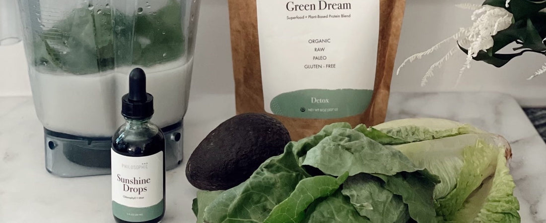 Creamy Green Chlorophyll Smoothie-Philosophie