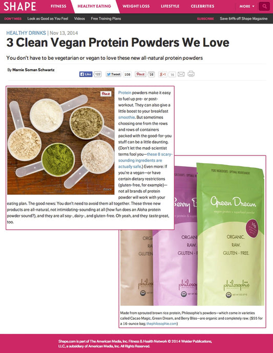 Shape Magazine | November 2014-Philosophie