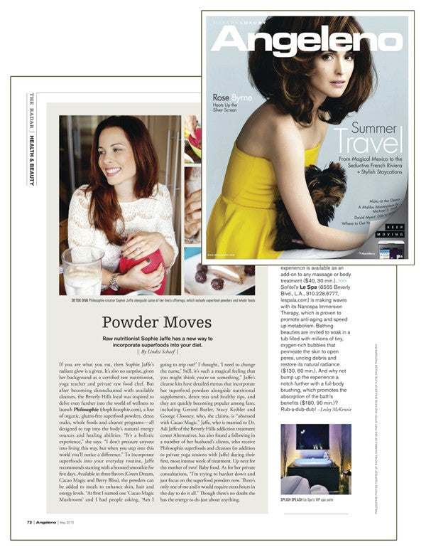 Angeleno Magazine | May 2013 issue-Philosophie
