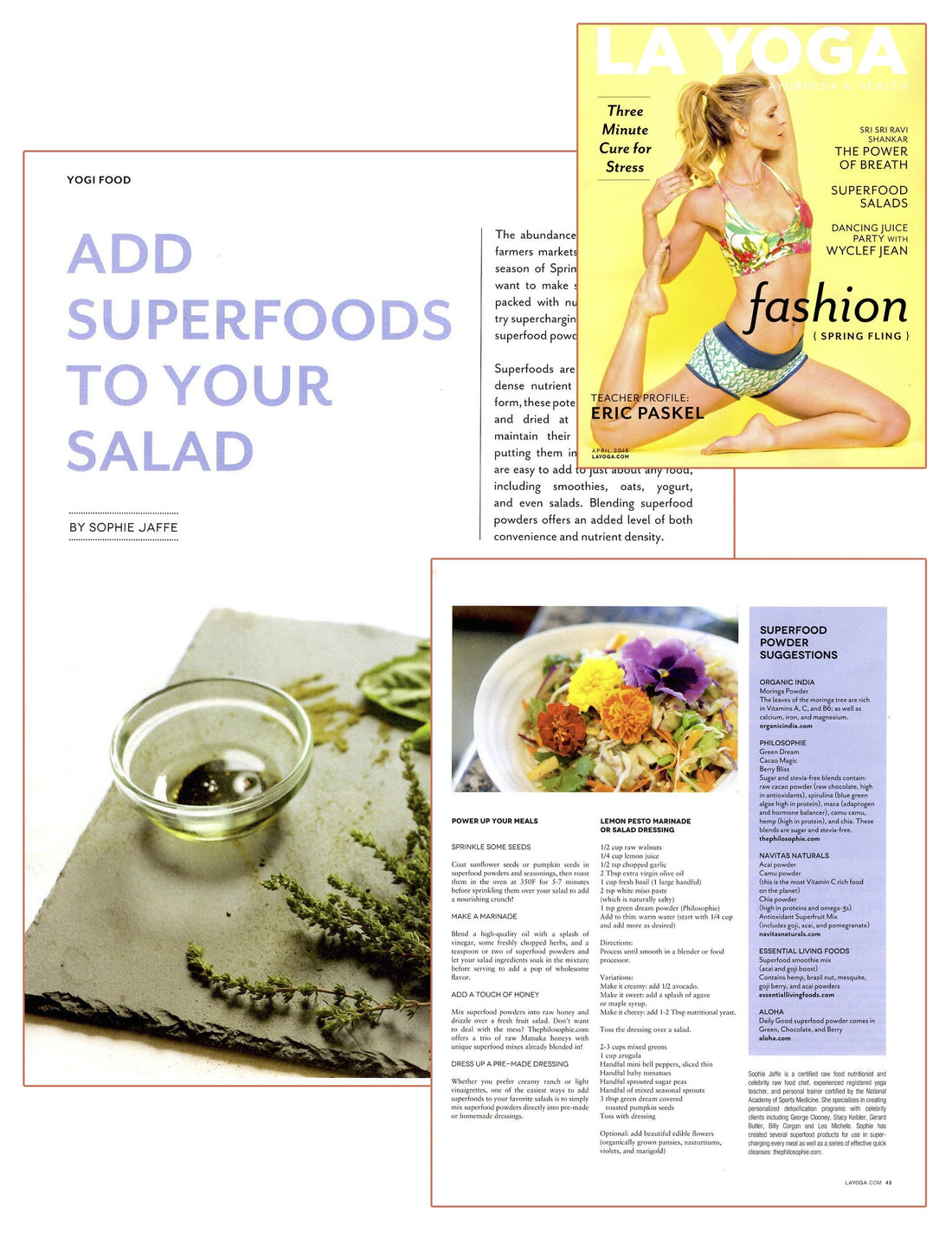 LA Yoga Magazine | April 2015-Philosophie