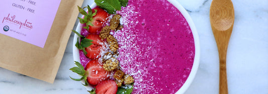 Pitaya Strawberry Smoothie Bowl Recipe-Philosophie