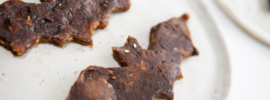 Spooky Cacao Bat Date Cookies