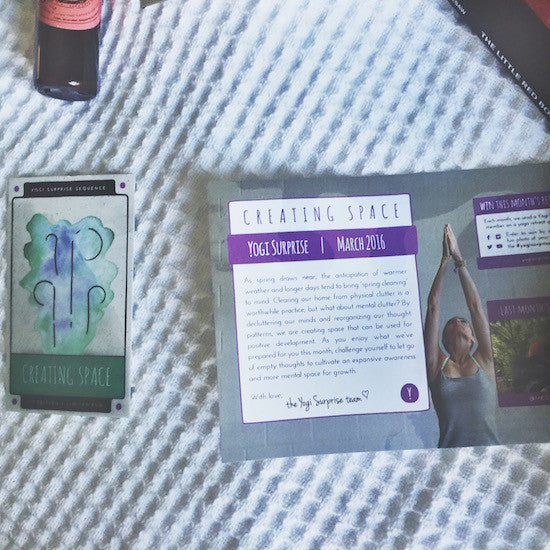 Heart of the Week: Yogi Surprise March 2016 Box + Quickie Yoga Flow Video
